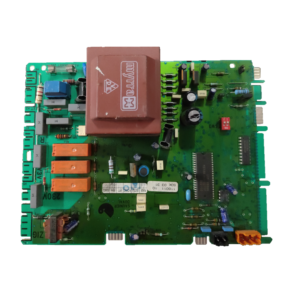 Placa electrónica Saunier Duval SYMSI 6.0 · PCB 0310123100C3 para Isofast F 28 E1: vista 2