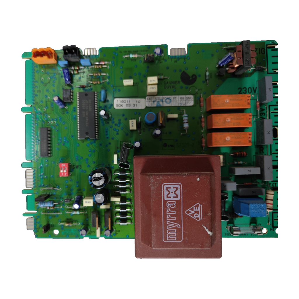 Placa electrónica Saunier Duval SYMSI 6.0 · PCB 0310123100C3 para Isofast F 28 E1: vista 4