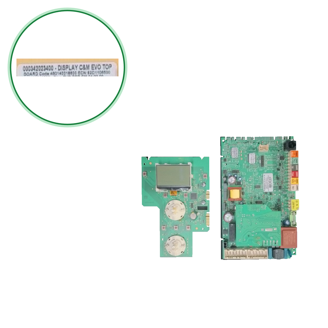 Placa electrónica Chaffoteaux DISPLAY C&M EVO TOP