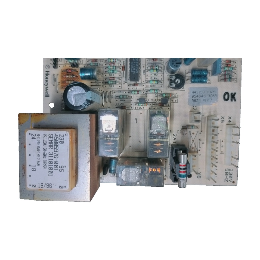 Placa electrónica Honeywell W4115B-1325 (VMF7 M1) · Ferroli 39803410 · New Elite y NE Fluss 20 CE: vista 4