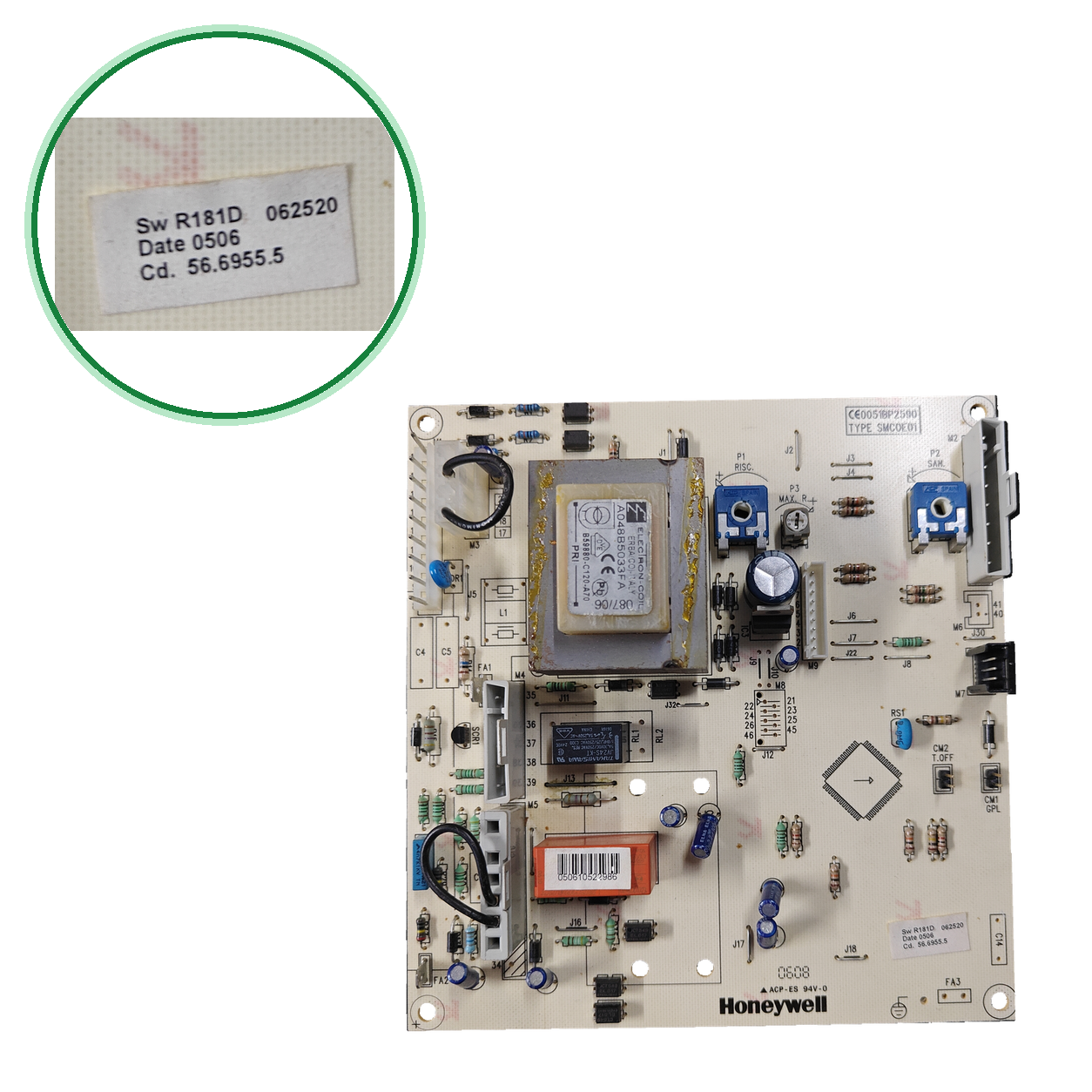 Placa electrónica Honeywell SM11450