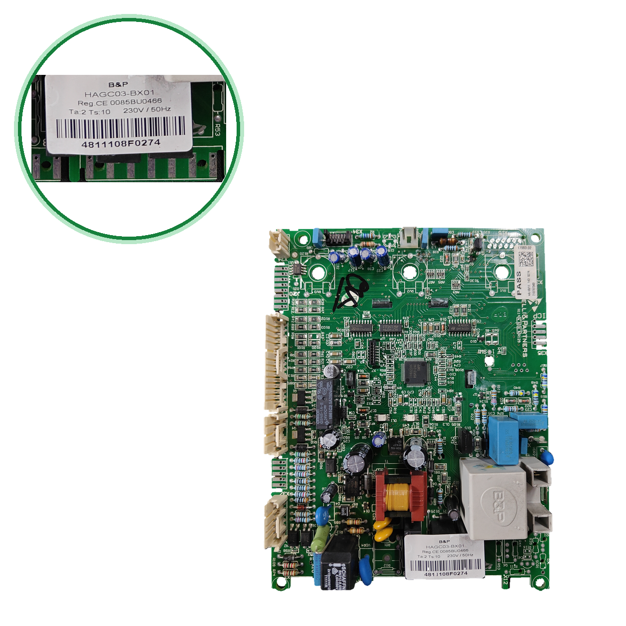 Placa electrónica B&P HAGC03-BX01
