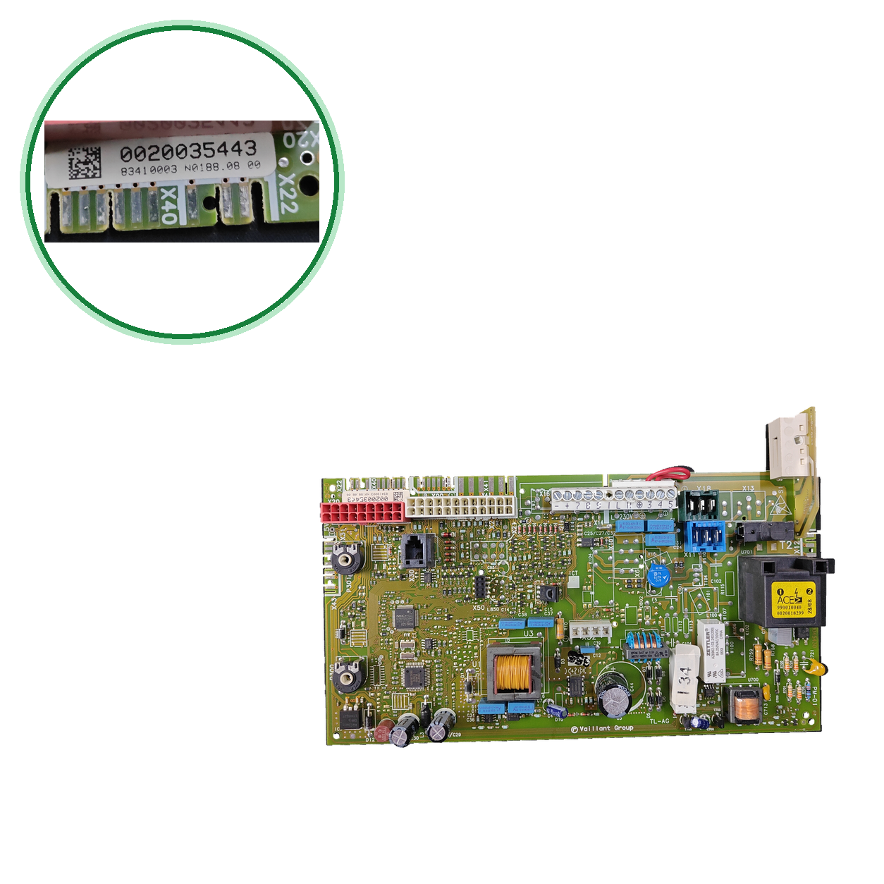 Placa electrónica Vaillant 0020035443