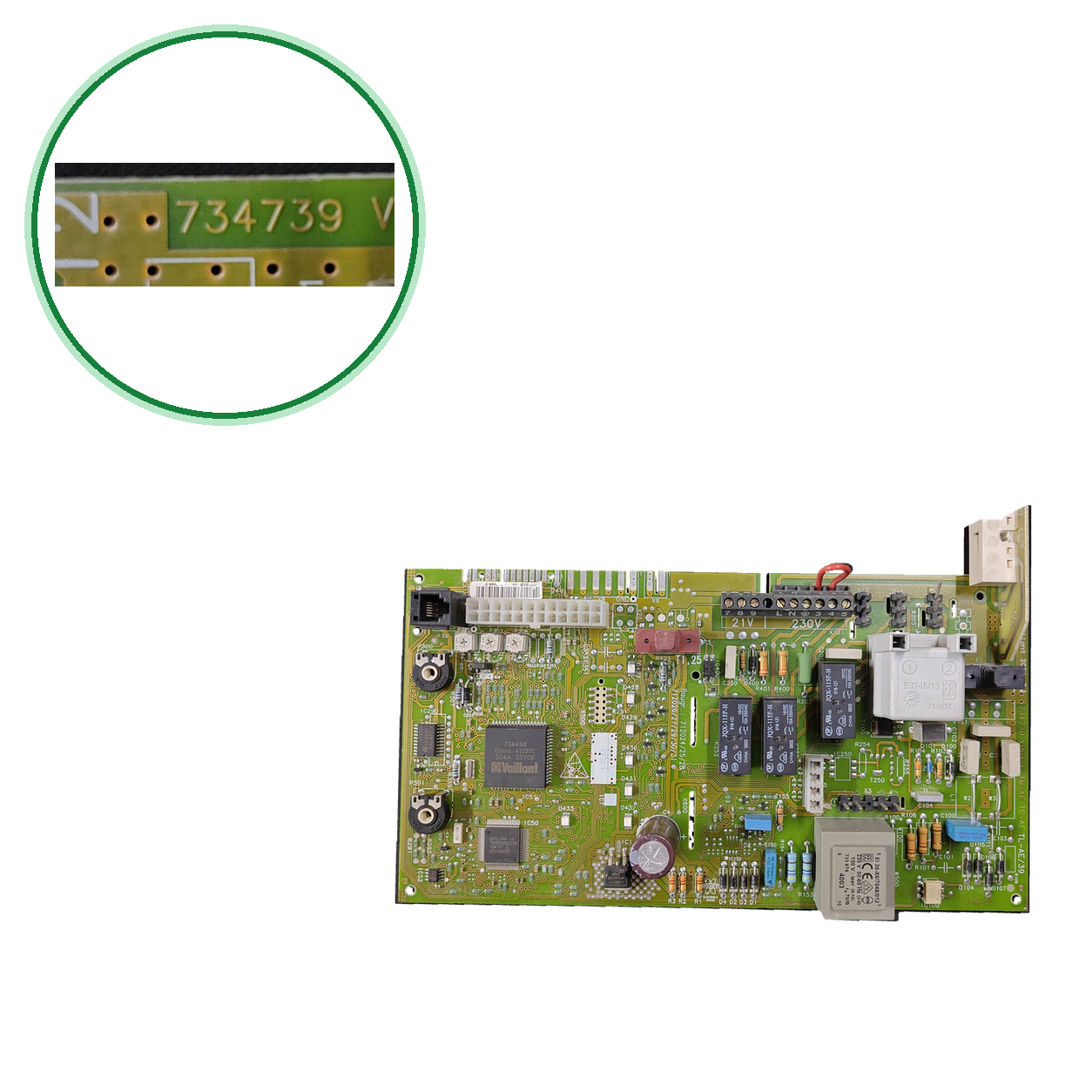Placa electrónica Vaillant 734739