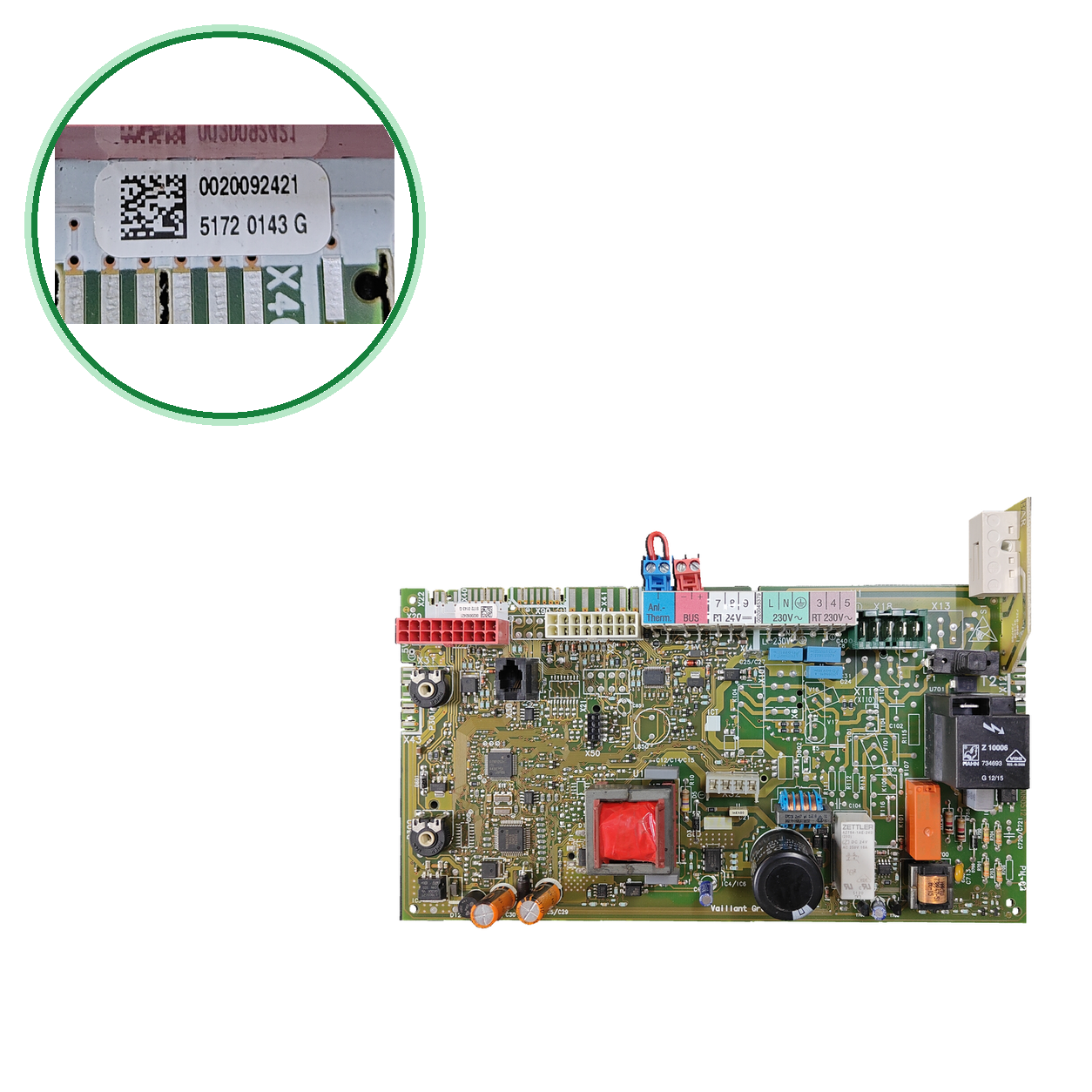Placa electrónica Vaillant V132_K2_0020080512