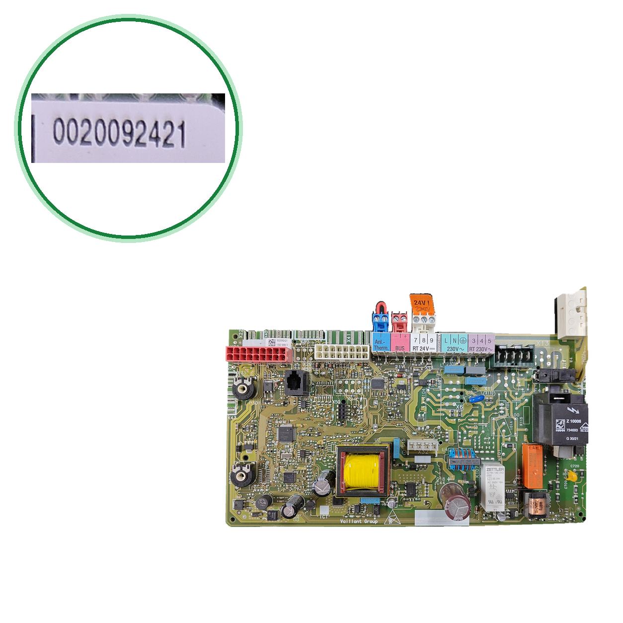 Placa electrónica Vaillant 0020092421