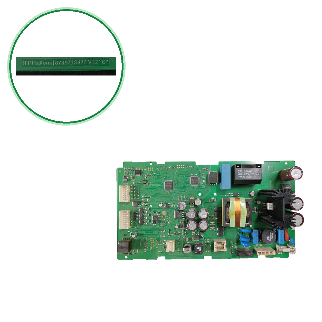 Placa electrónica Junkers 8738713426