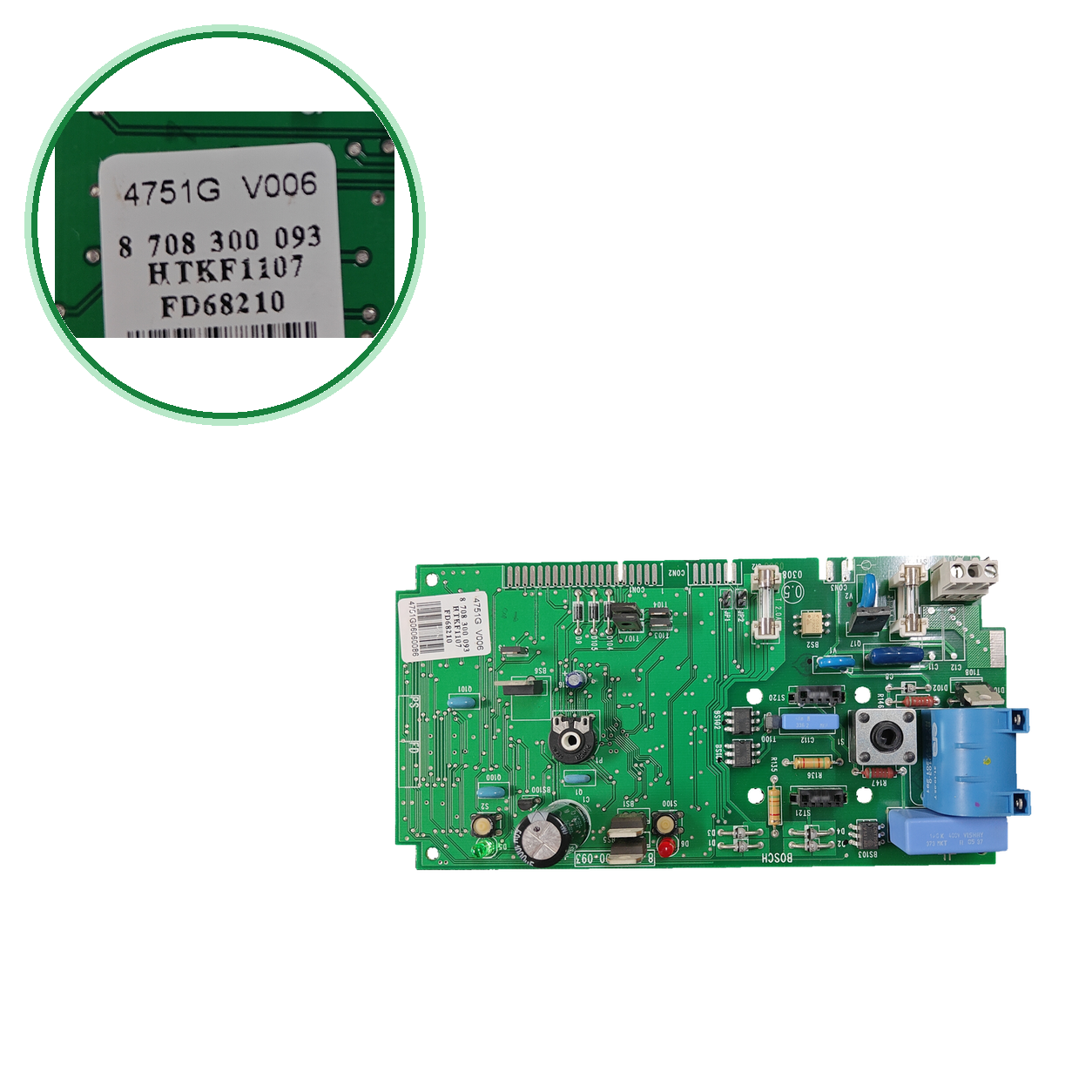 Placa electrónica Bosch 4751G V006