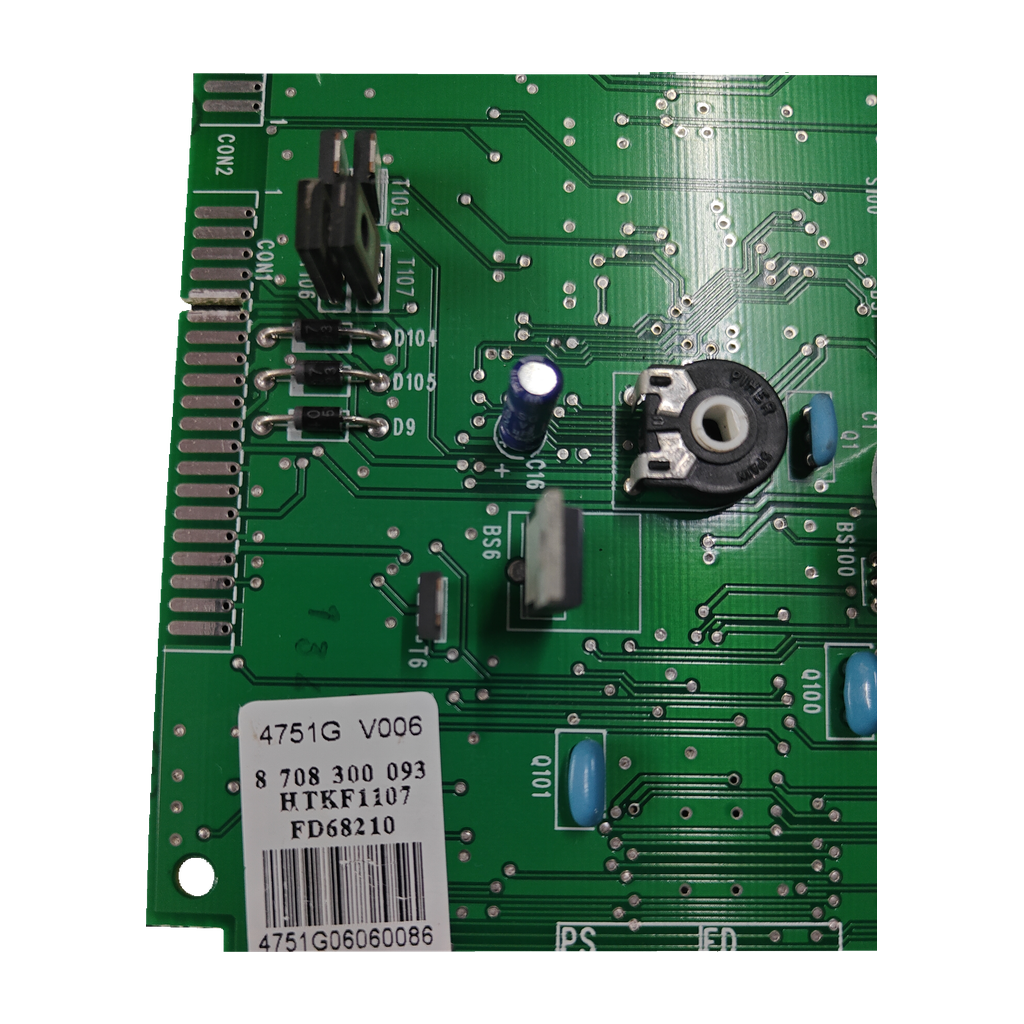 Placa electrónica Bosch Junkers 4751G V006 · 8 708 300 093 para WT 14 AM 1 E 23: vista 3