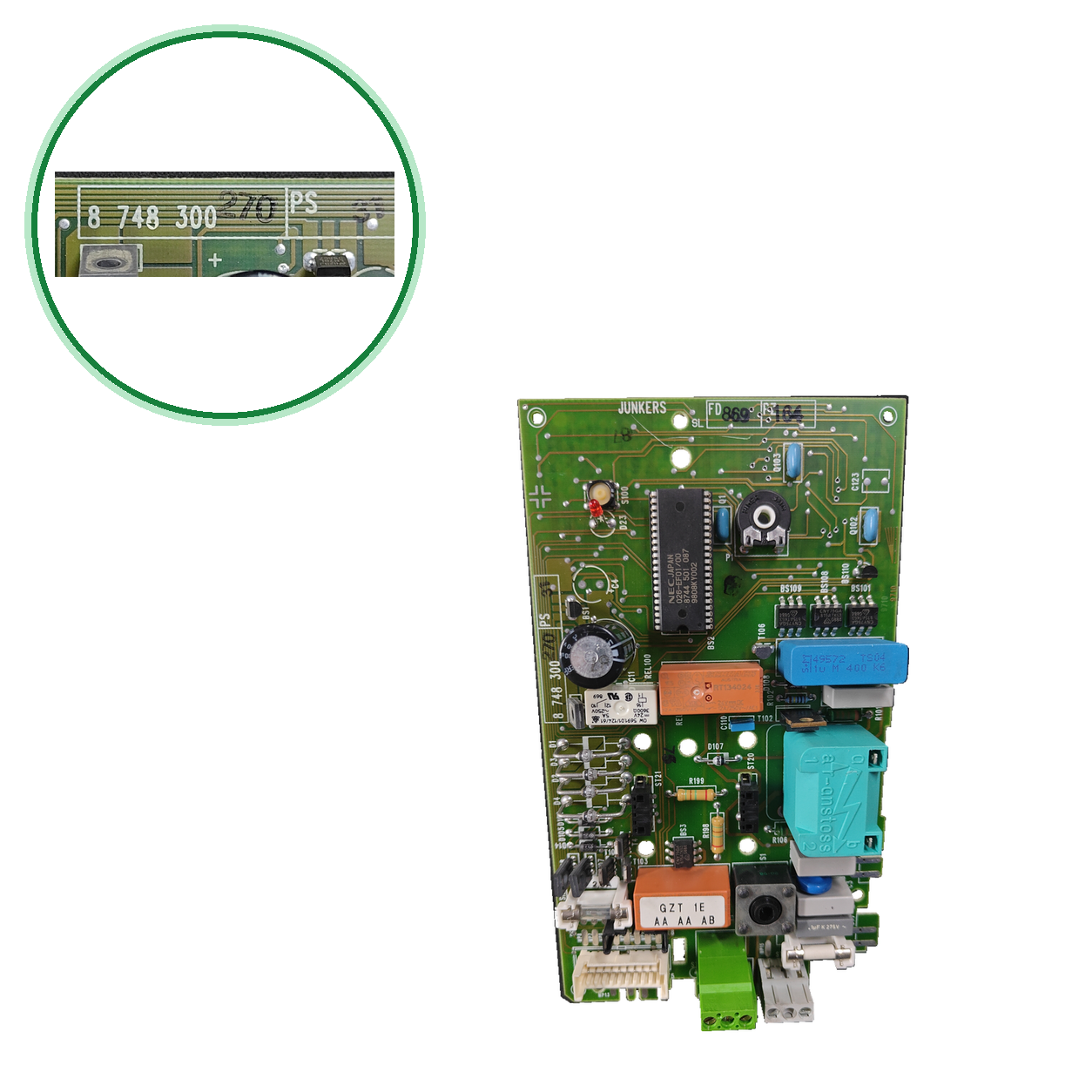 Placa electrónica Junkers 8748300270