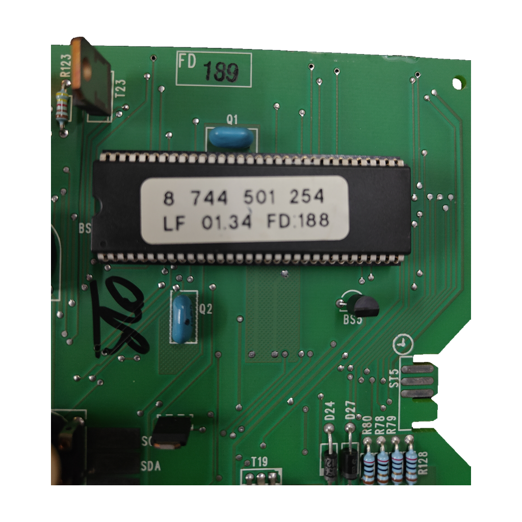 Placa electrónica Junkers 8744501254 · PCB FD189 para ZWA24-1AM23: vista 3