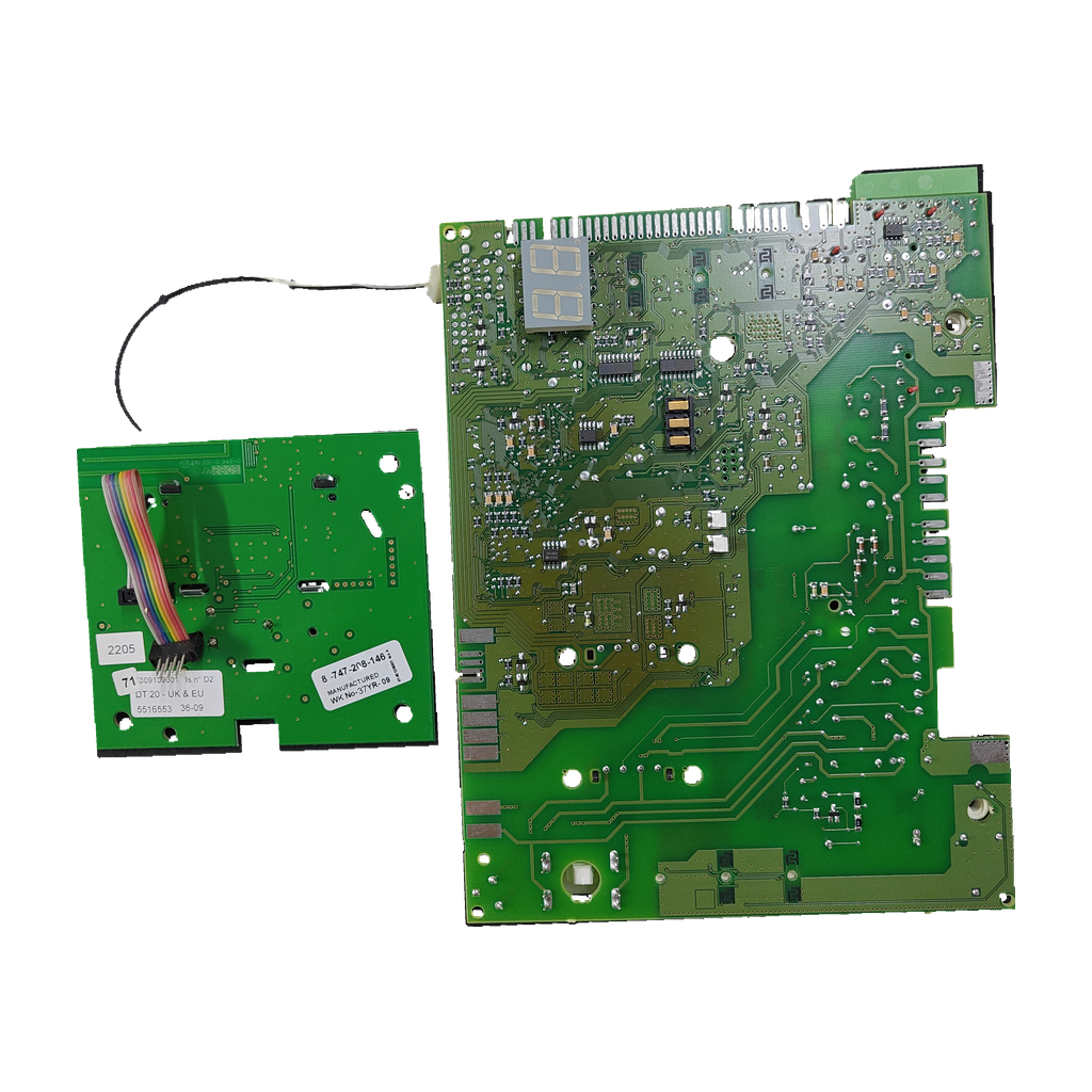 Placa electrónica Junkers/Bosch DT 20 · 8-747-208-146 · 8613310175_v01 para ZWBE 37 2A 23: vista 2
