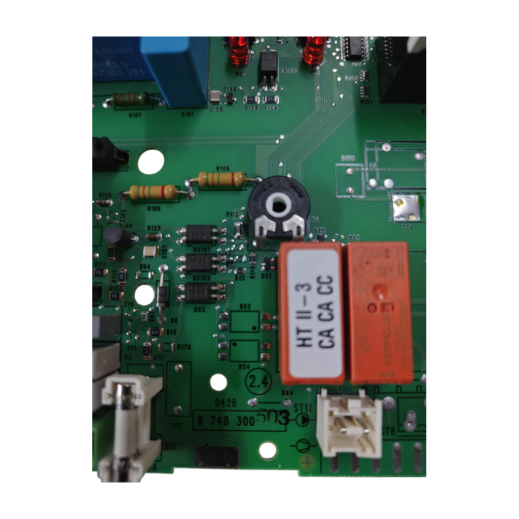 Placa electrónica Bosch 8 748 300 503 · Junkers ZWC 23 1MF 2A, ZWC 24 1MF 2A, ZWC 28-1 MFA 23, ZWSE 28-4 MFA: vista 4