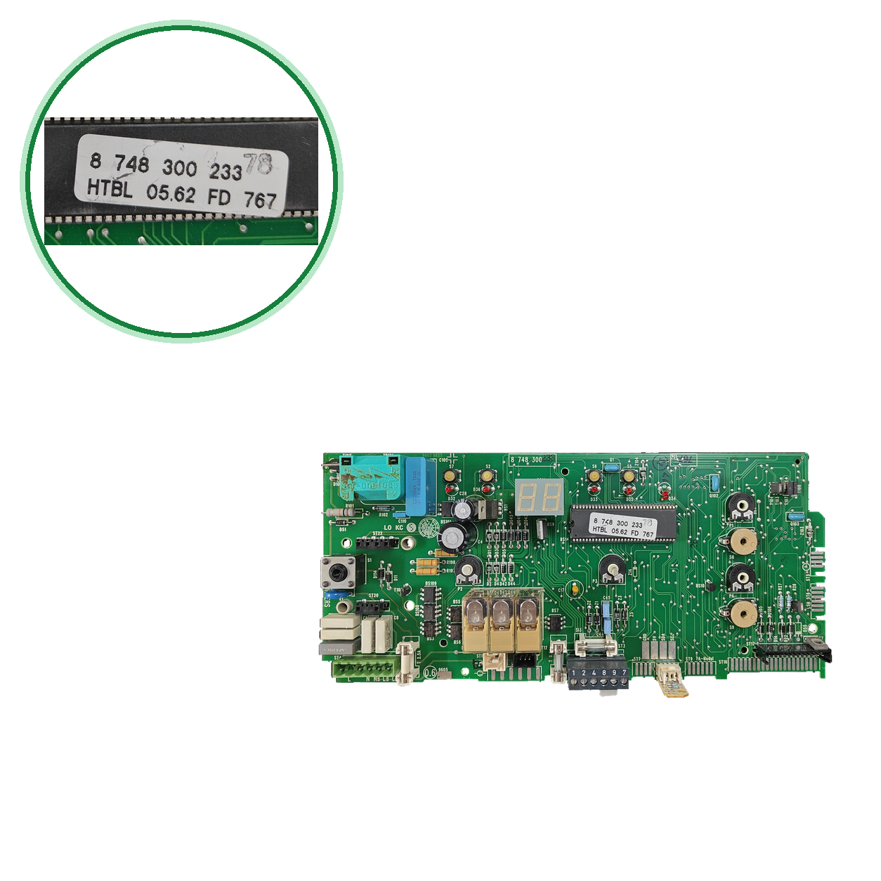 Placa electrónica Junkers/Bosch 8 748 301 107