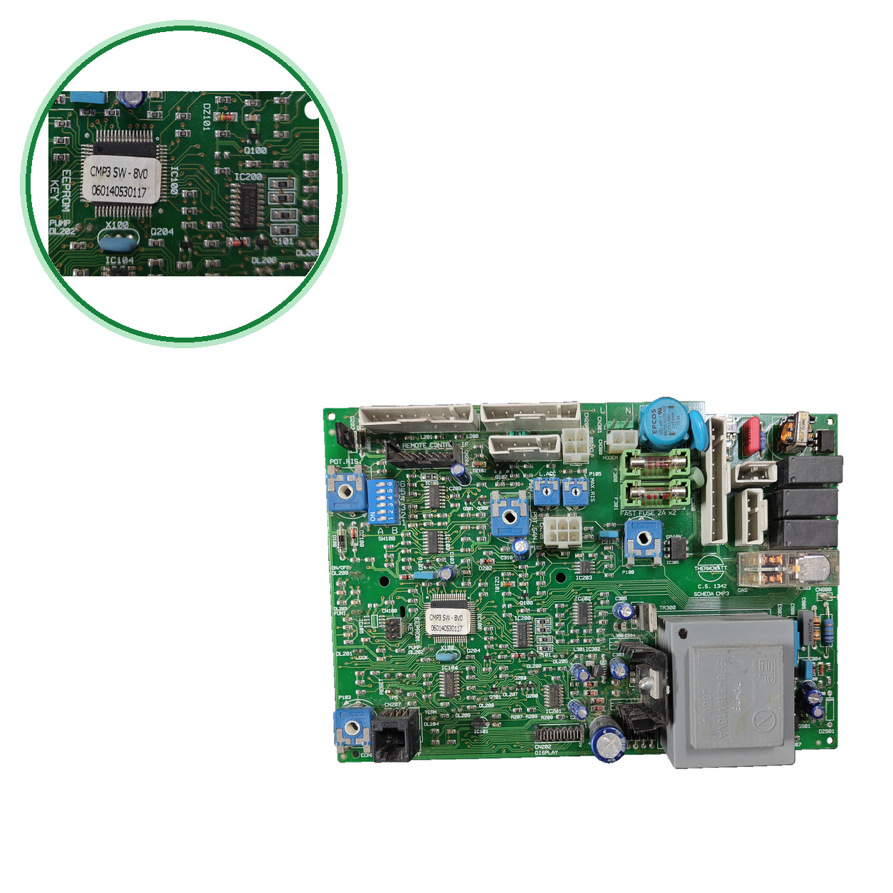 Placa electrónica Thermowatt CMP3 SW - 8V0