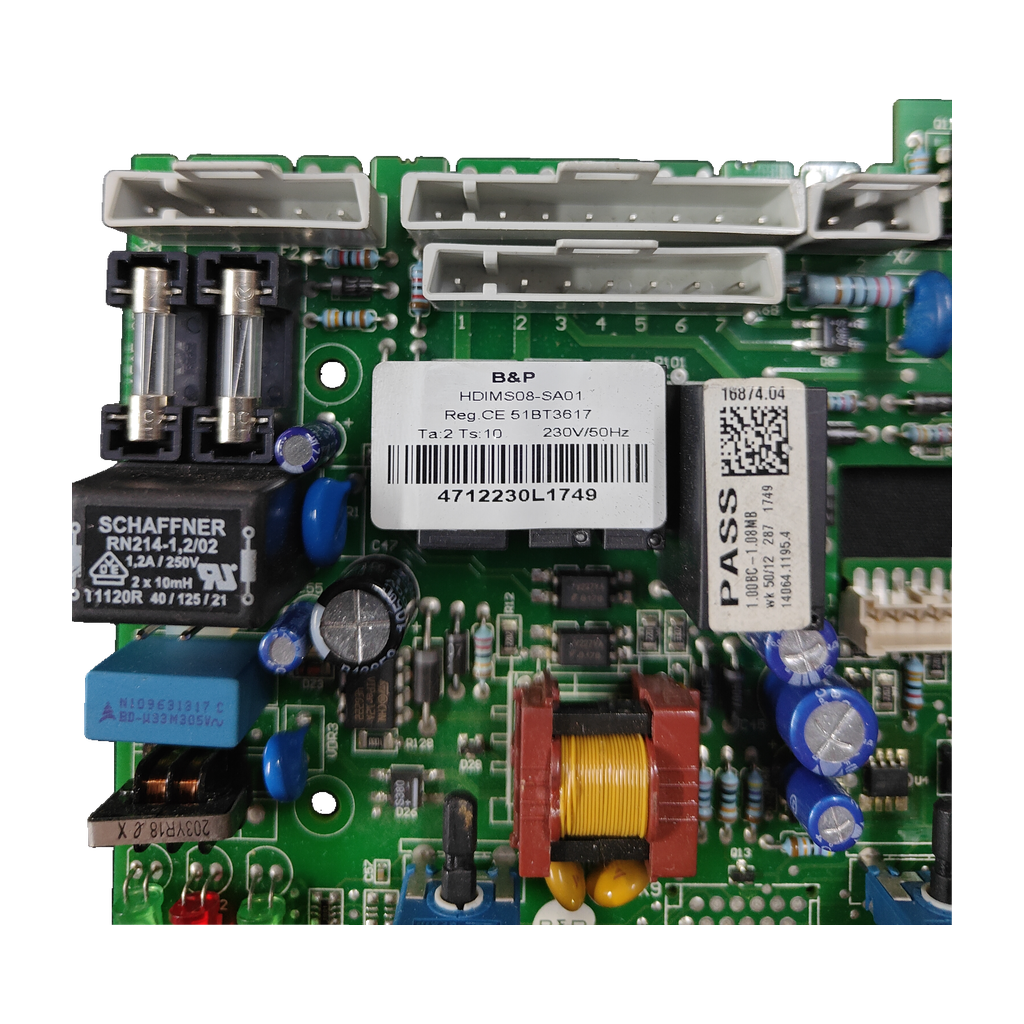 Placa electrónica Bertelli & Partners HDIMS08-SA01 · BI1995100 para Biasi M95 24: vista 3