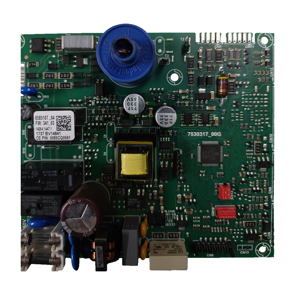 Placa electrónica SIT 0585107_04 · PCB 7530317_00G para Biasi Rinnova Condens M260: vista 3