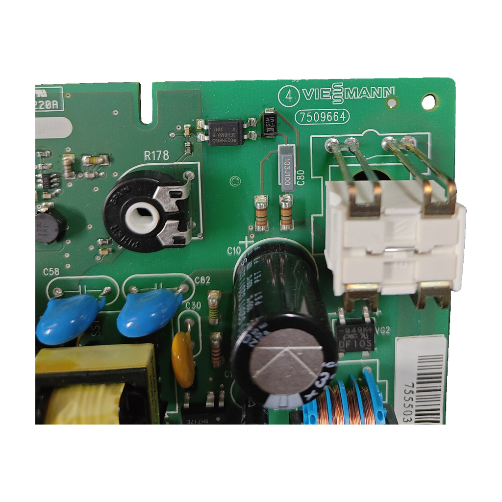 Placa electrónica Viessmann VBC113-C10.001 · 7509664-4 para Vitodens 100: vista 3