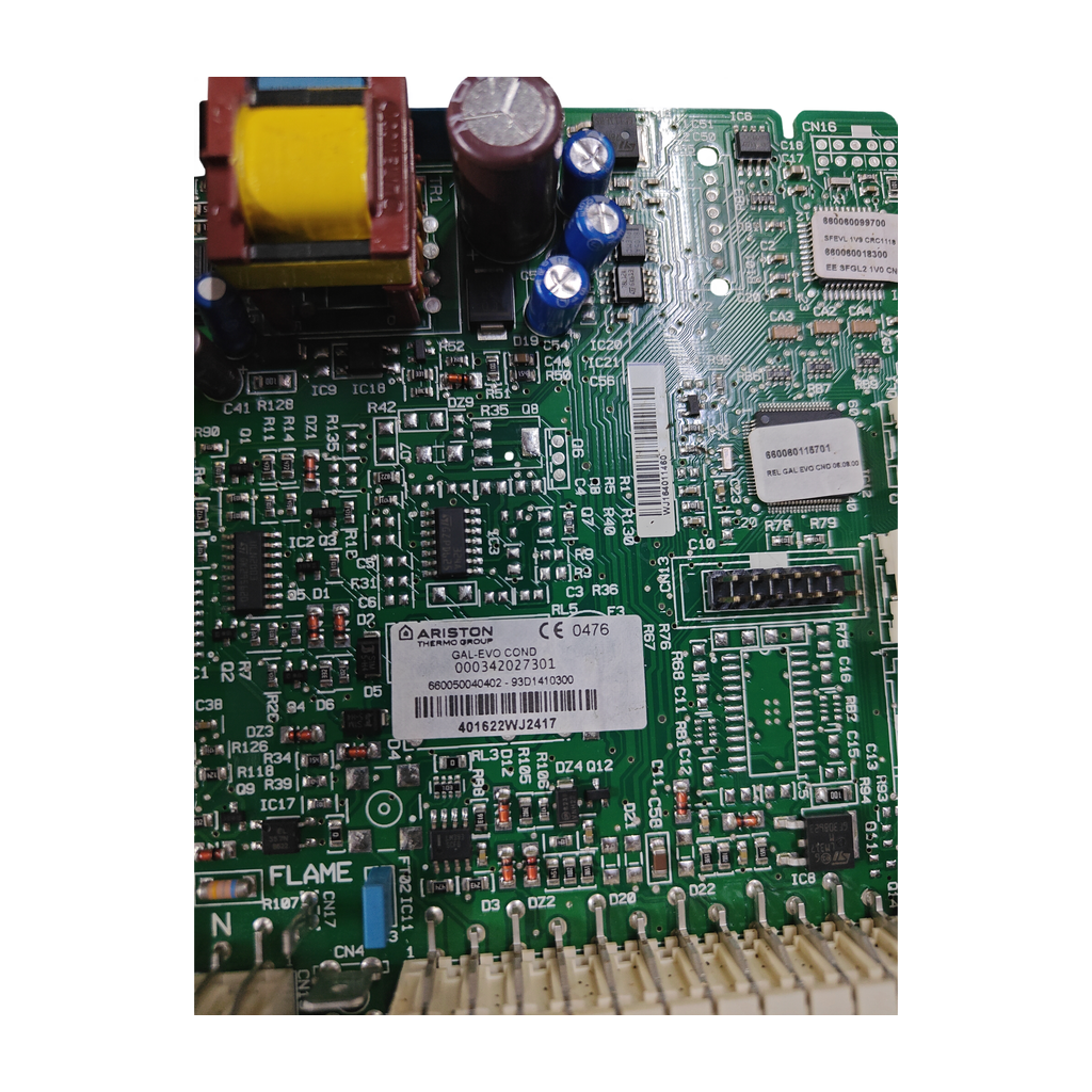 Placa electrónica Ariston GAL-EVO COND · 60001898-03 · PCB 660050040402-93D1410300: vista 3