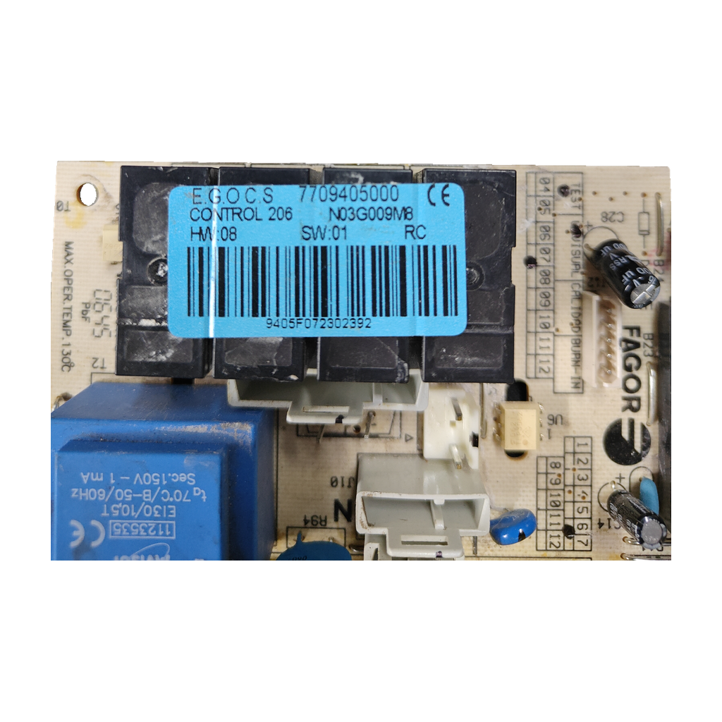 Placa electrónica E.G.O.C.S CONTROL 206 · N03G009M8 para Fagor CE 24 EN: vista 3