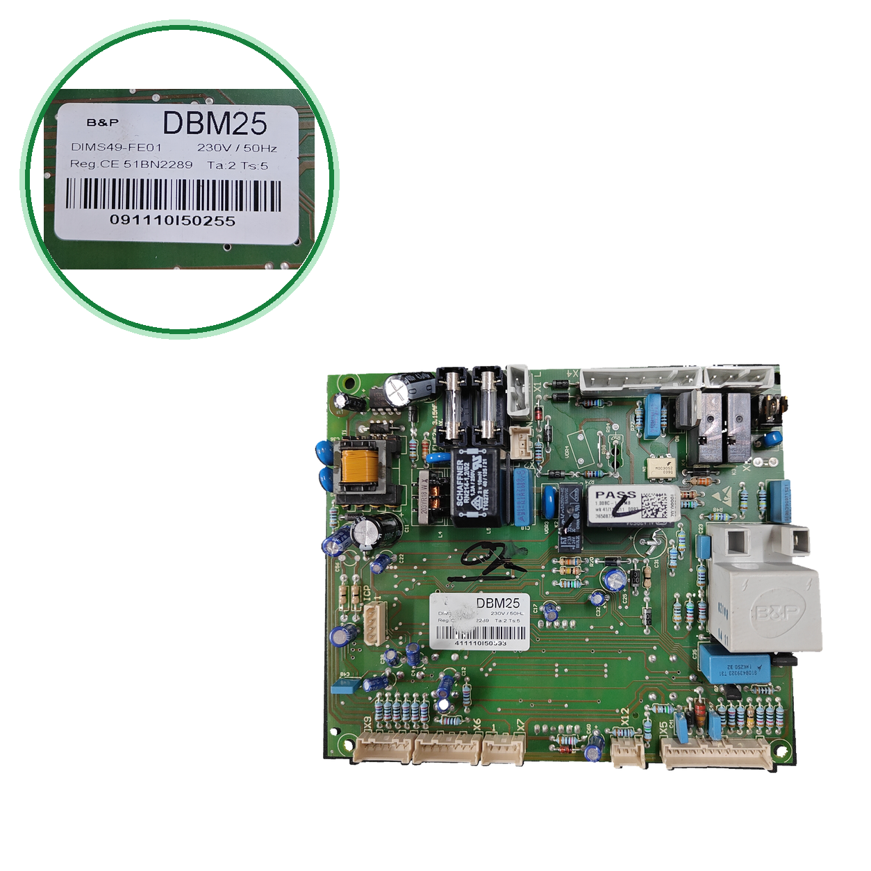 Placa electrónica B&P DBM25