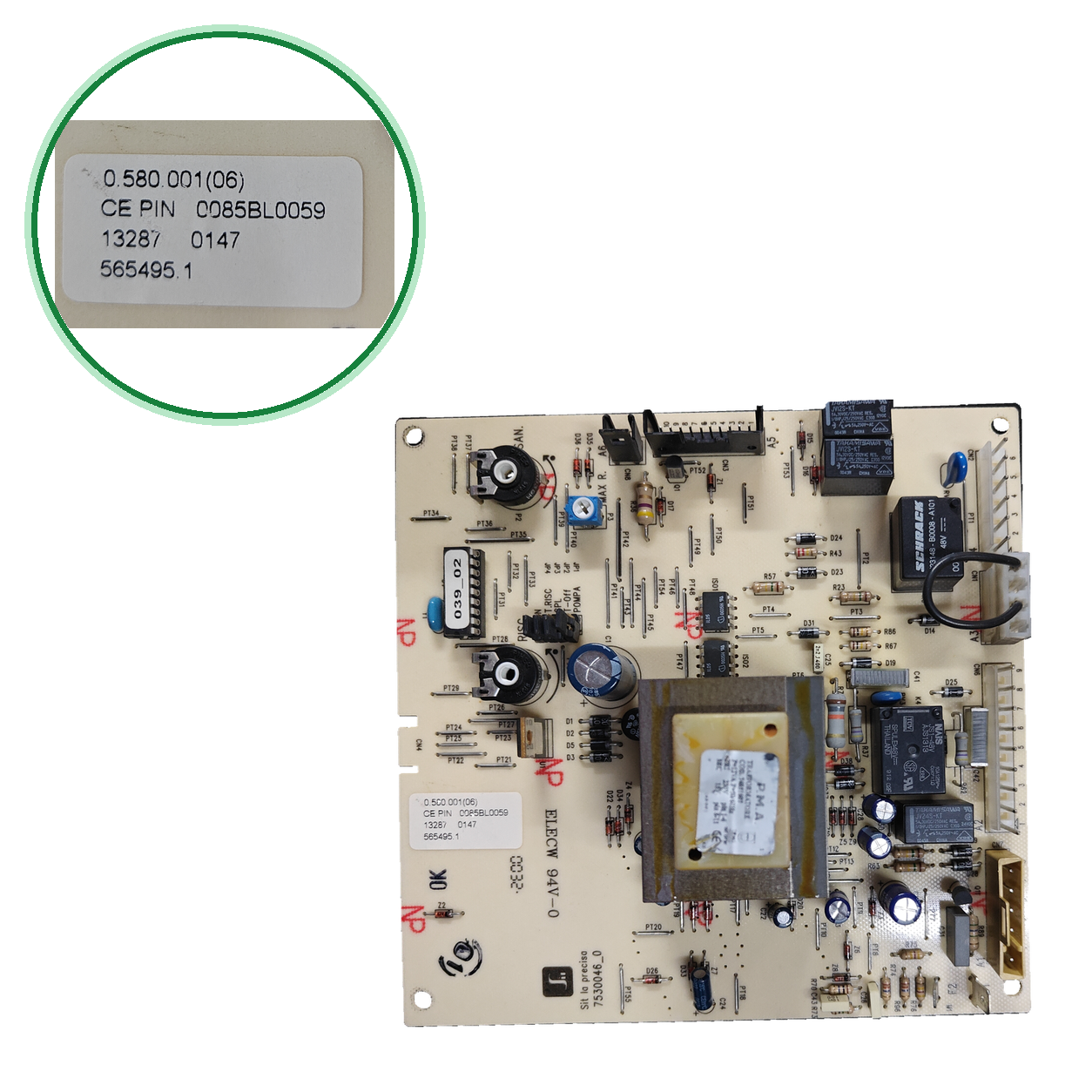 Placa electrónica SIT 0.580.001(06)