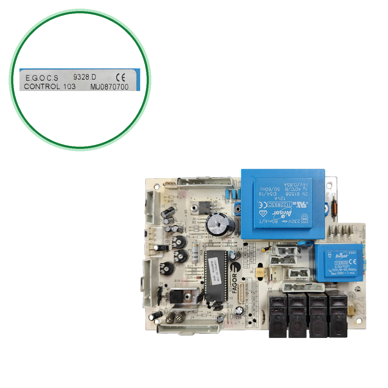 Placa electrónica Fagor MU0870700 para FEB-20E UK