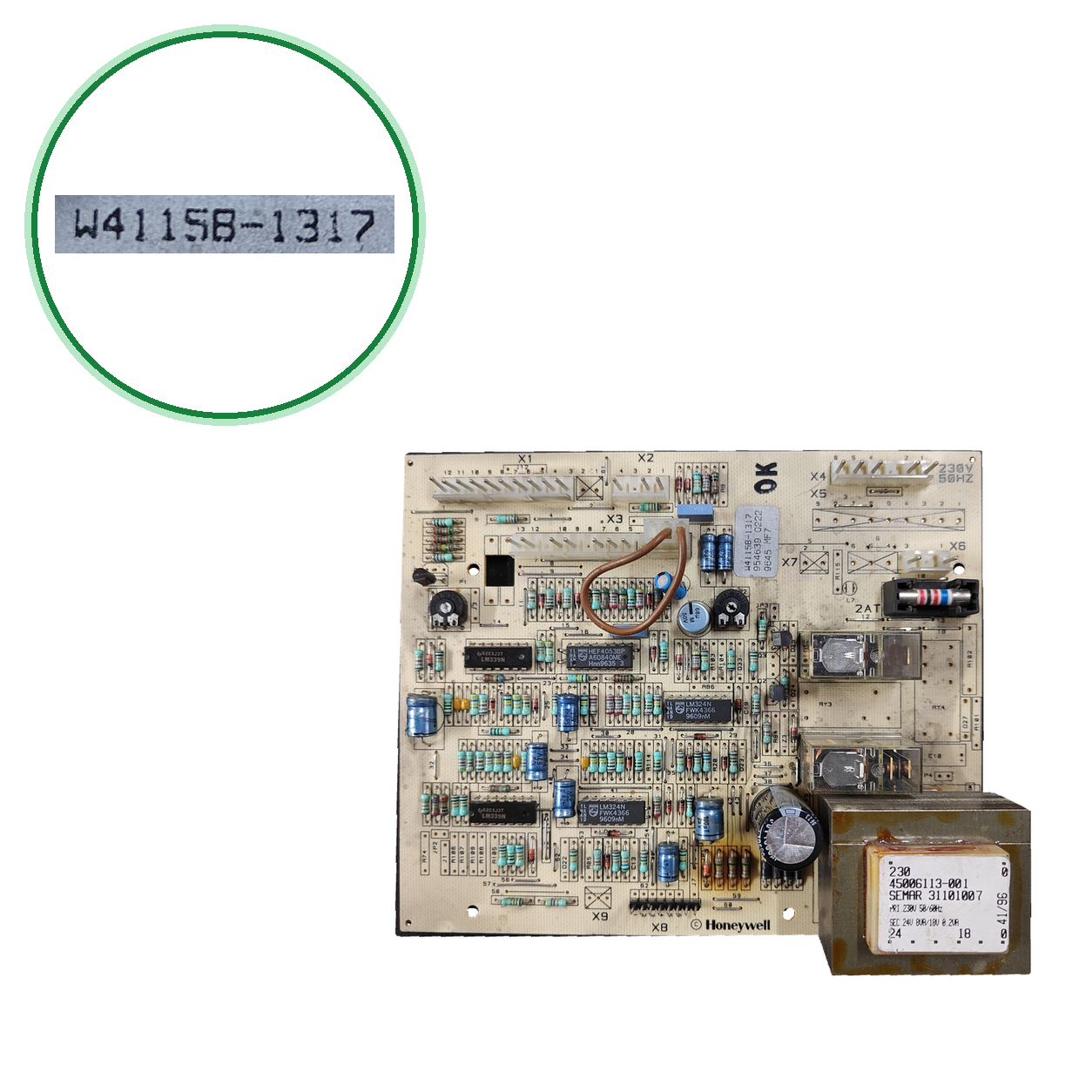 Placa electrónica Honeywell W4115B-1317
