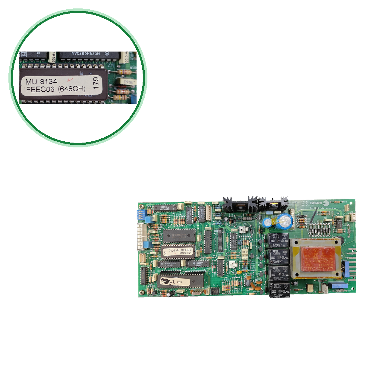 Placa electrónica Fagor MU8134 para caldera FEE 20