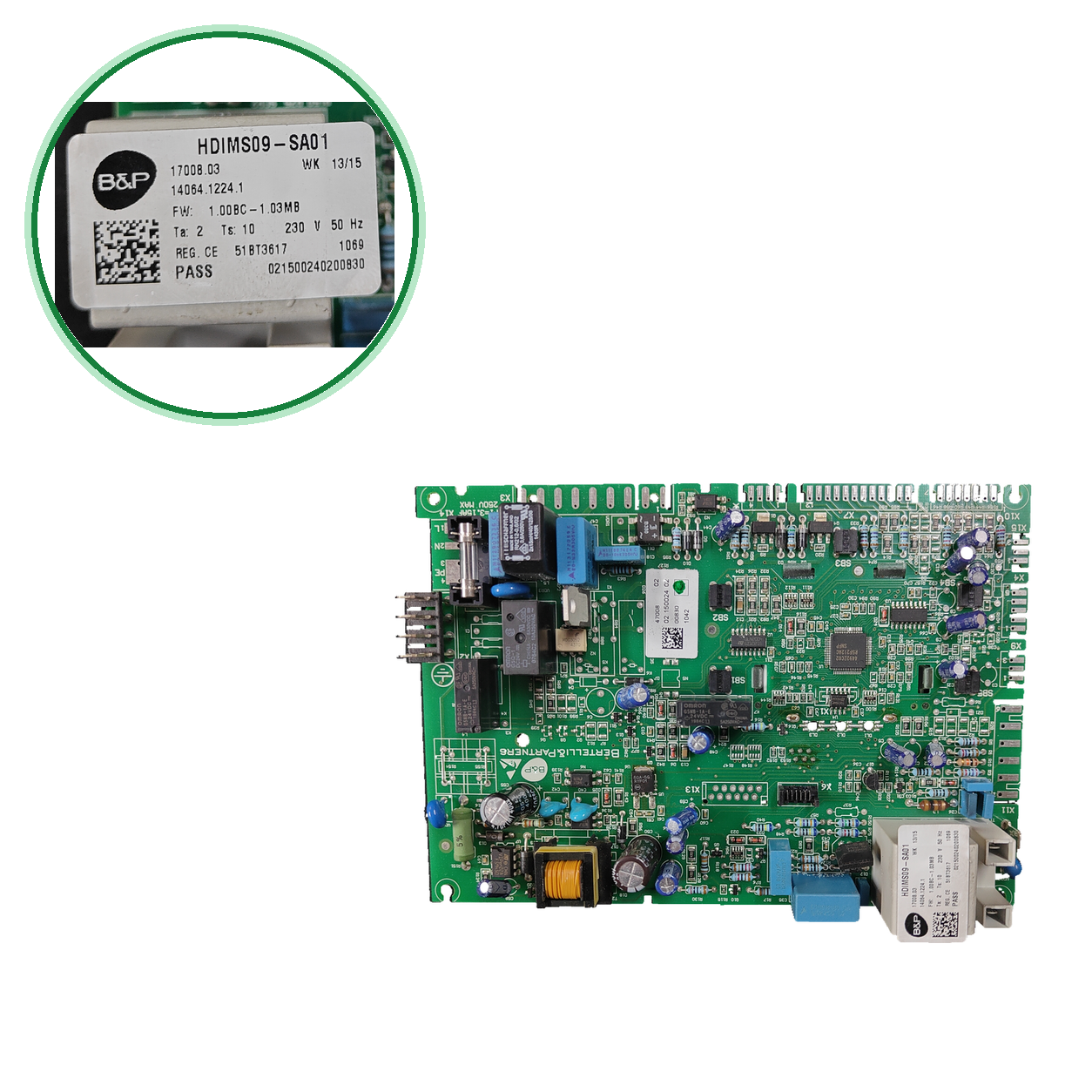 Placa electrónica B&P HDIMS09-SA01
