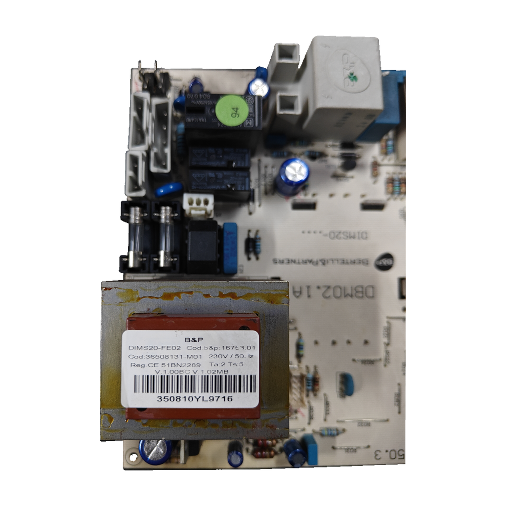Placa electrónica B&P DBM02.1A · Ferroli 39820661 para Divatech F32: vista 3