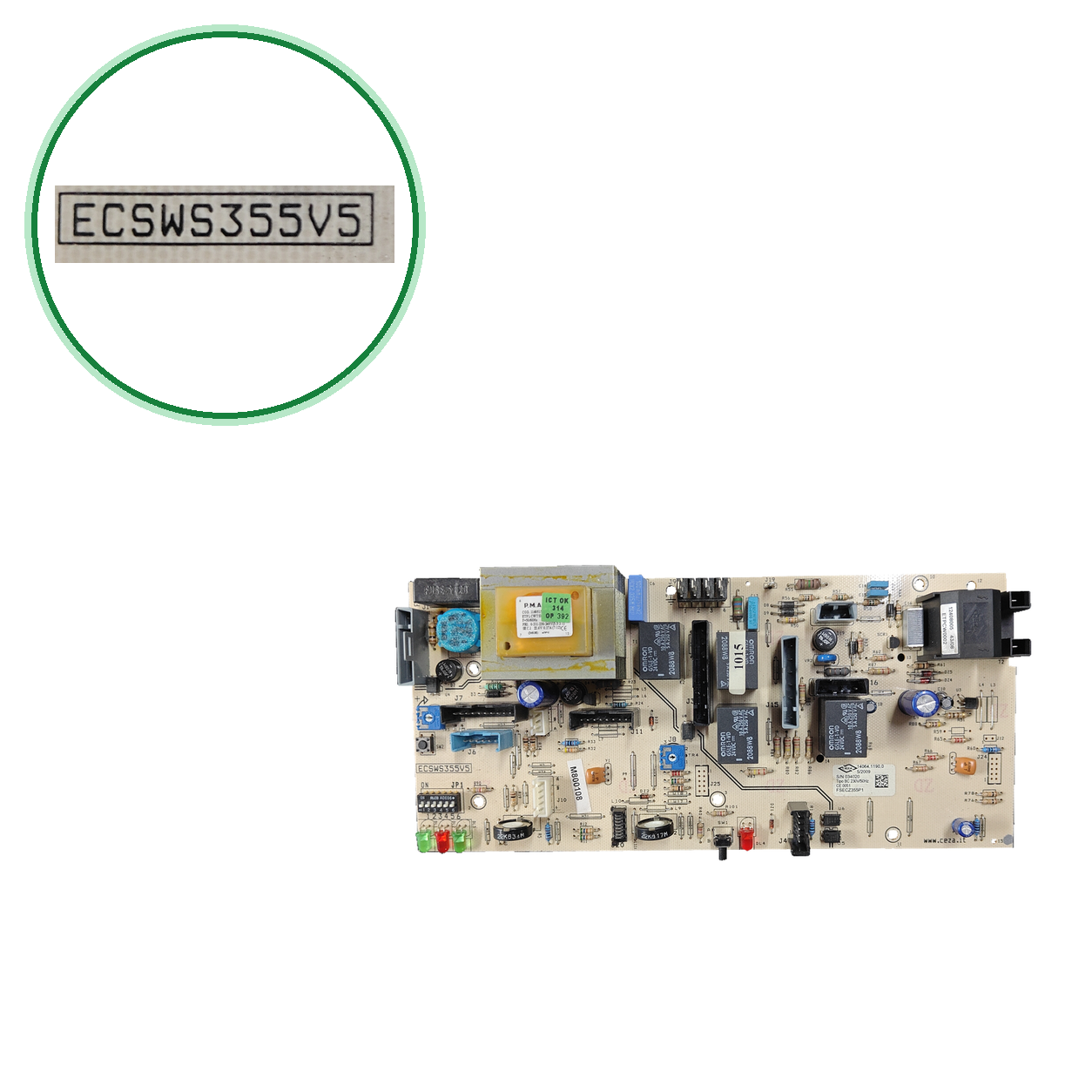 Placa electrónica Ceza ECSWS355V5