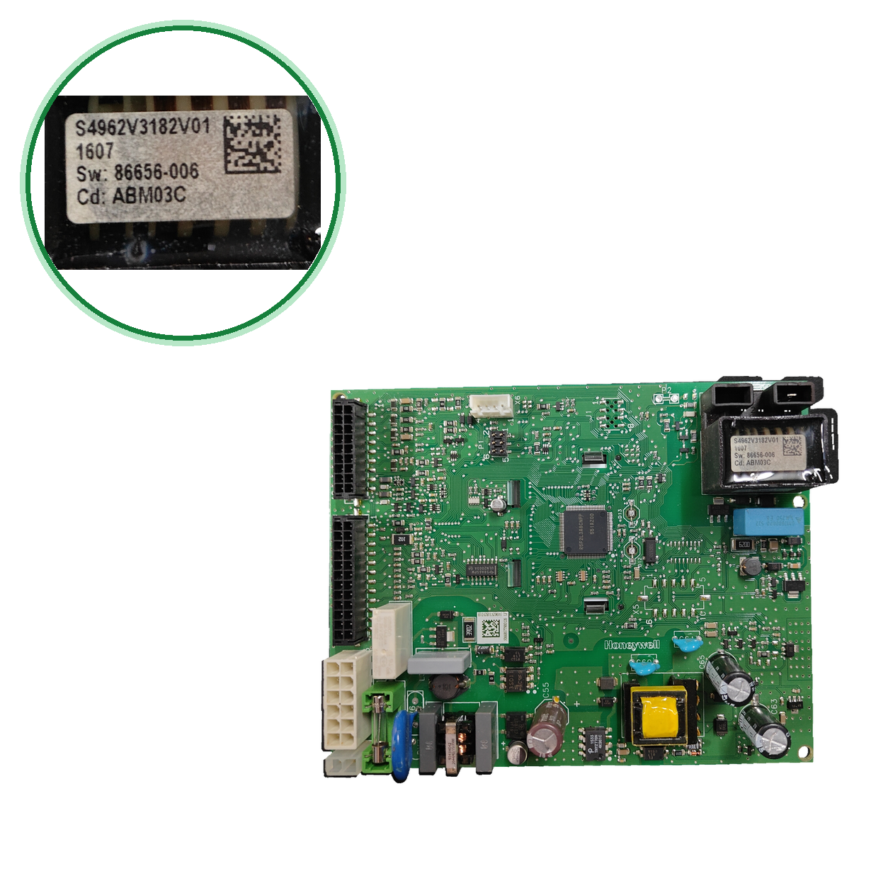 Placa electrónica Honeywell S4962V3182V01 · ABM03C