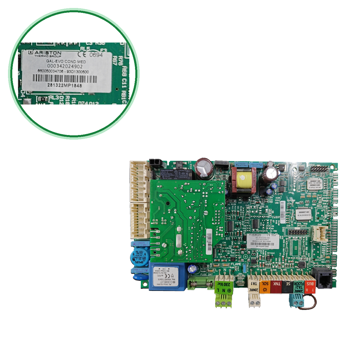 Placa electrónica Ariston GAL-EVO COND MED