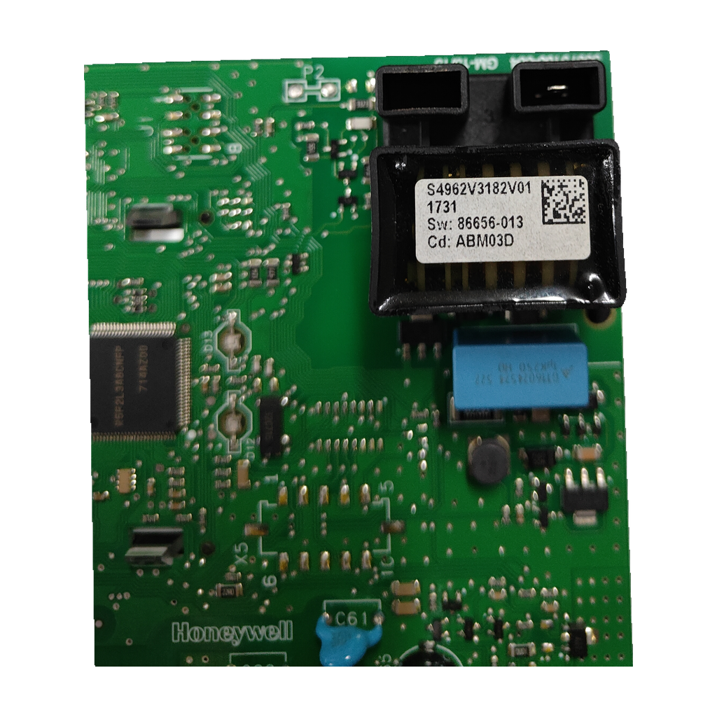Placa electrónica Honeywell S4962V3182V01 · 50075186-004 para Ferroli Bluehelix Tech 25 C y Pro 32C: vista 3