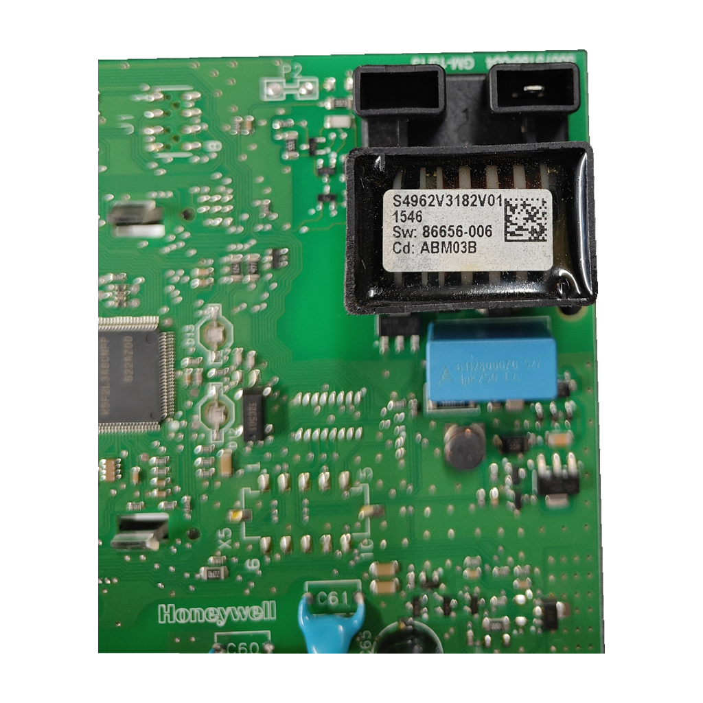 Placa electrónica Honeywell S4962V3182V01 · 50075186-004 para Ferroli Bluehelix Tech 25 C y Pro 32C: vista 3