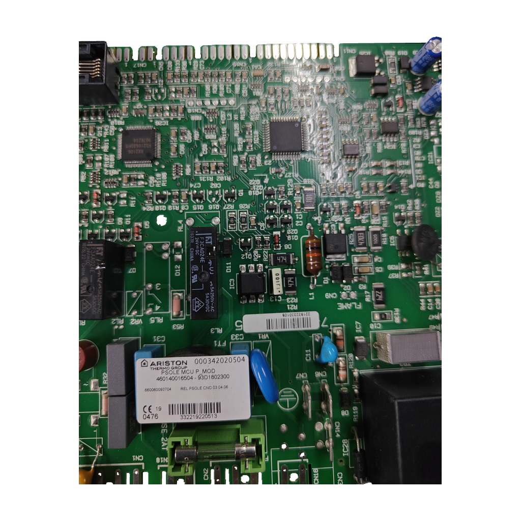Placa electrónica Ariston PSOLE MCU P_MOD · 60002508-01 · 460140016504 para Inoa Green 24 EU: vista 3