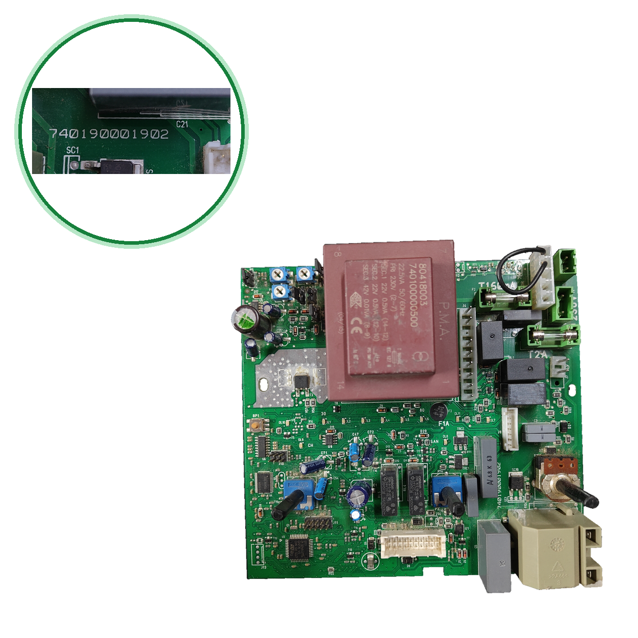 Placa electrónica Chaffoteaux et Maury 740190001902
