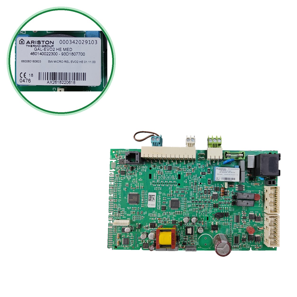 Placa electrónica Ariston GAL-EVO2 HE MED 000342029103