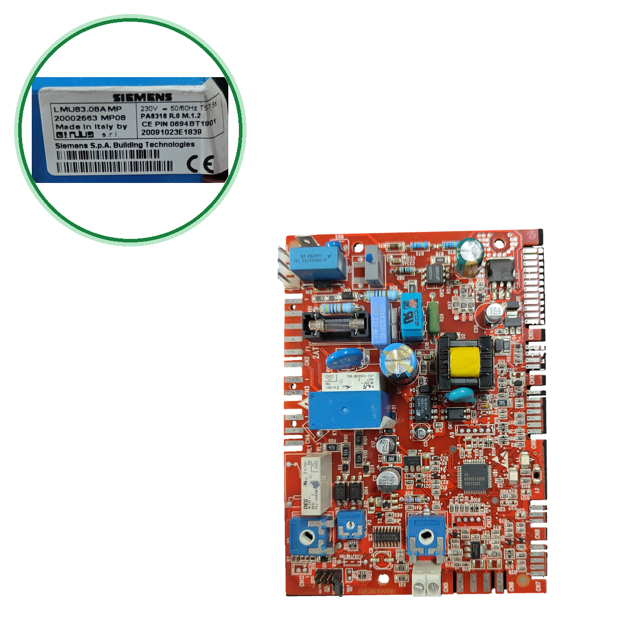 Placa electrónica Siemens LMU83.08A MP