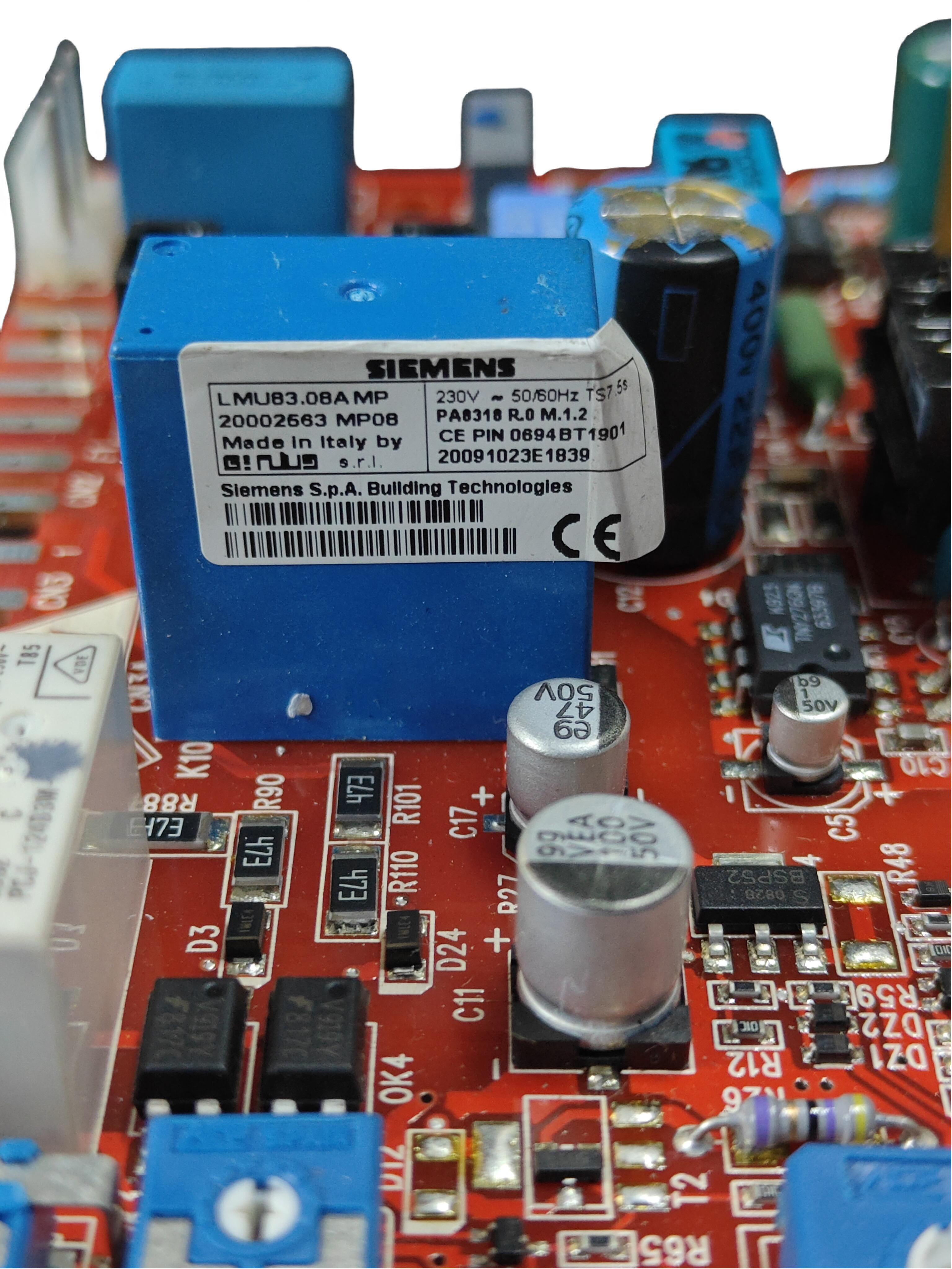 Placa electrónica Siemens LMU83.08A MP: vista 3
