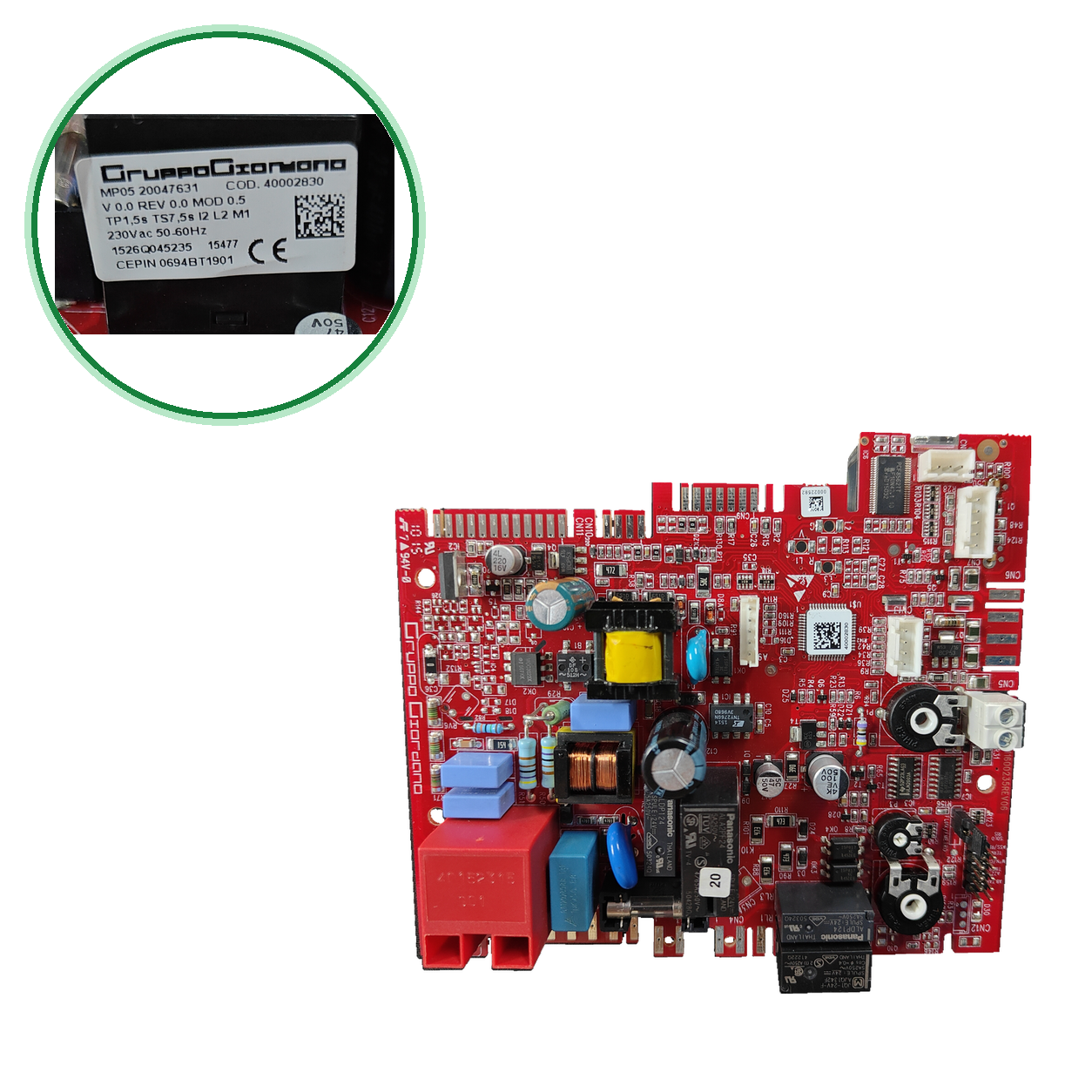 Placa electrónica Gruppo Giordano MP05