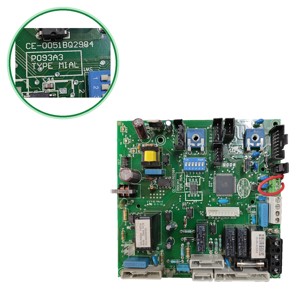 Placa electrónica NORD GAS P093A3 TYPE MIAL