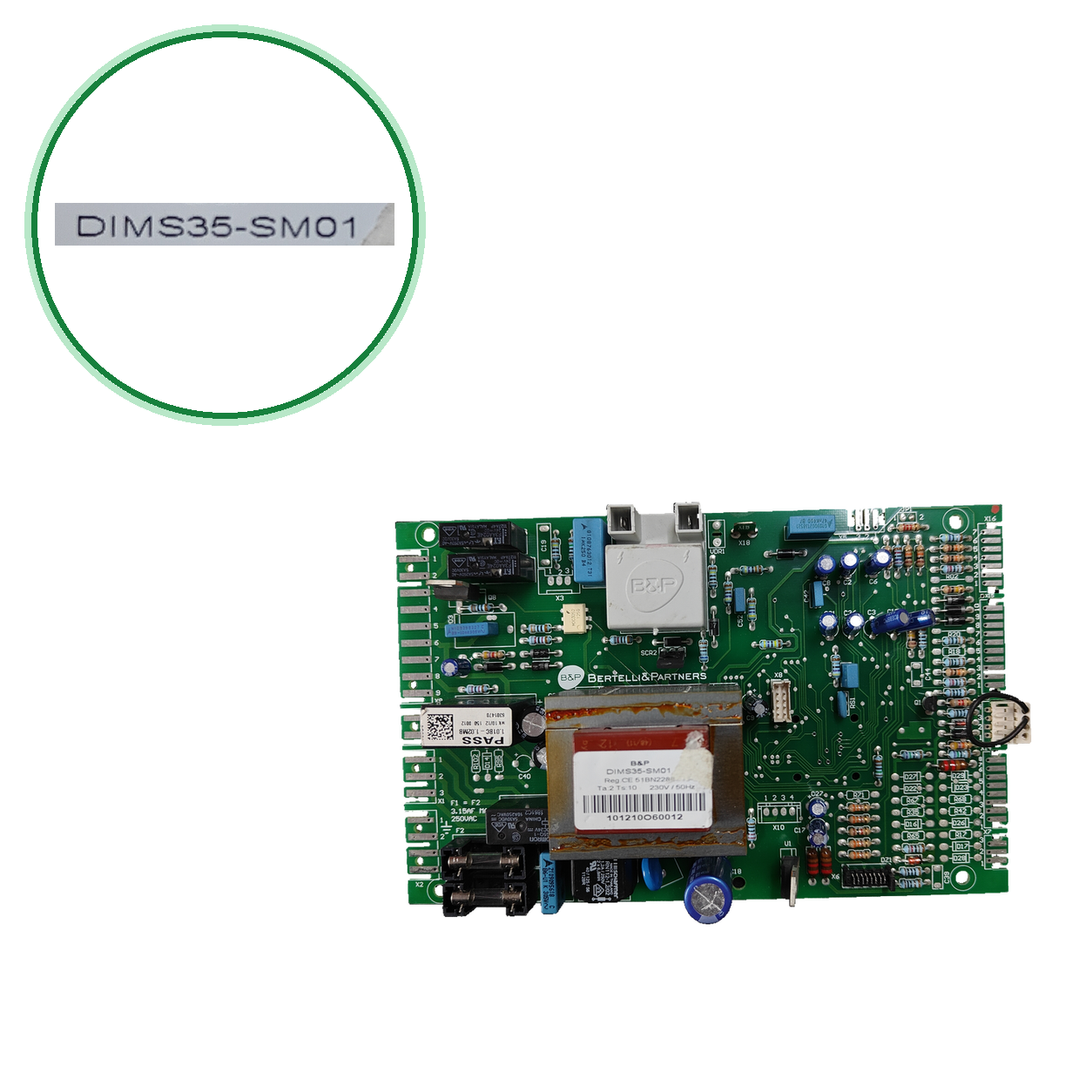 Placa electrónica B&P (Bertelli & Partners) DIMS35-SM01