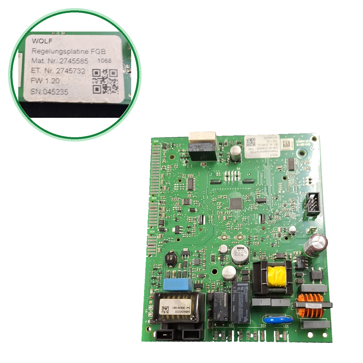 Placa electrónica Wolf Placa de regulación FGB