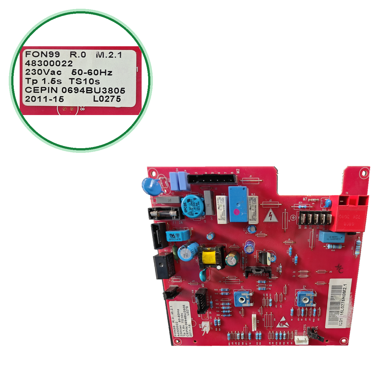 Placa electrónica Fondital FON99 R.0 M.2.1