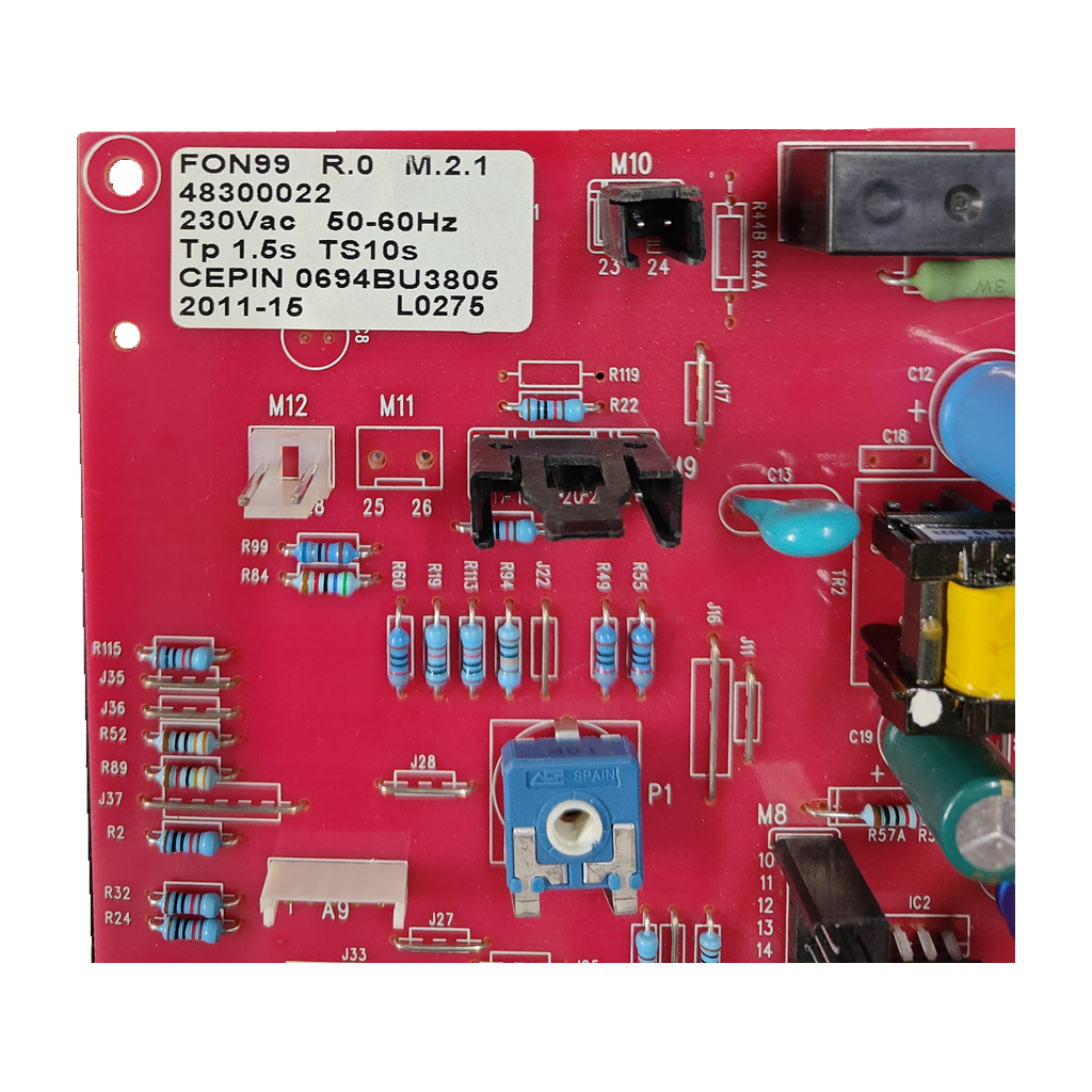 Placa electrónica Fondital FON99 R.0 M.2.1 · 48300022 · Panarea Eco Compact CTFS 24: vista 3