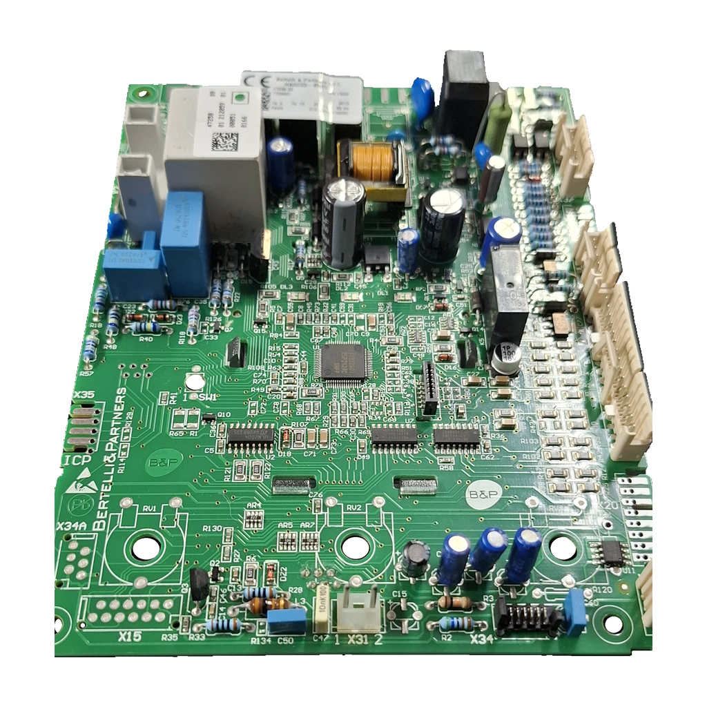 Placa electrónica Bertelli & Partners HAGC03-BX01 · 7691279 para Baxi Neodens Plus/Eco: Vista de componente