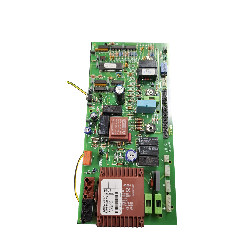 Placa electrónica Roca 122121410 · RSF-20/20 (V.00) · PCB 55023/B para Baxi Roca RS 20/20F: Vista frontal del repuesto