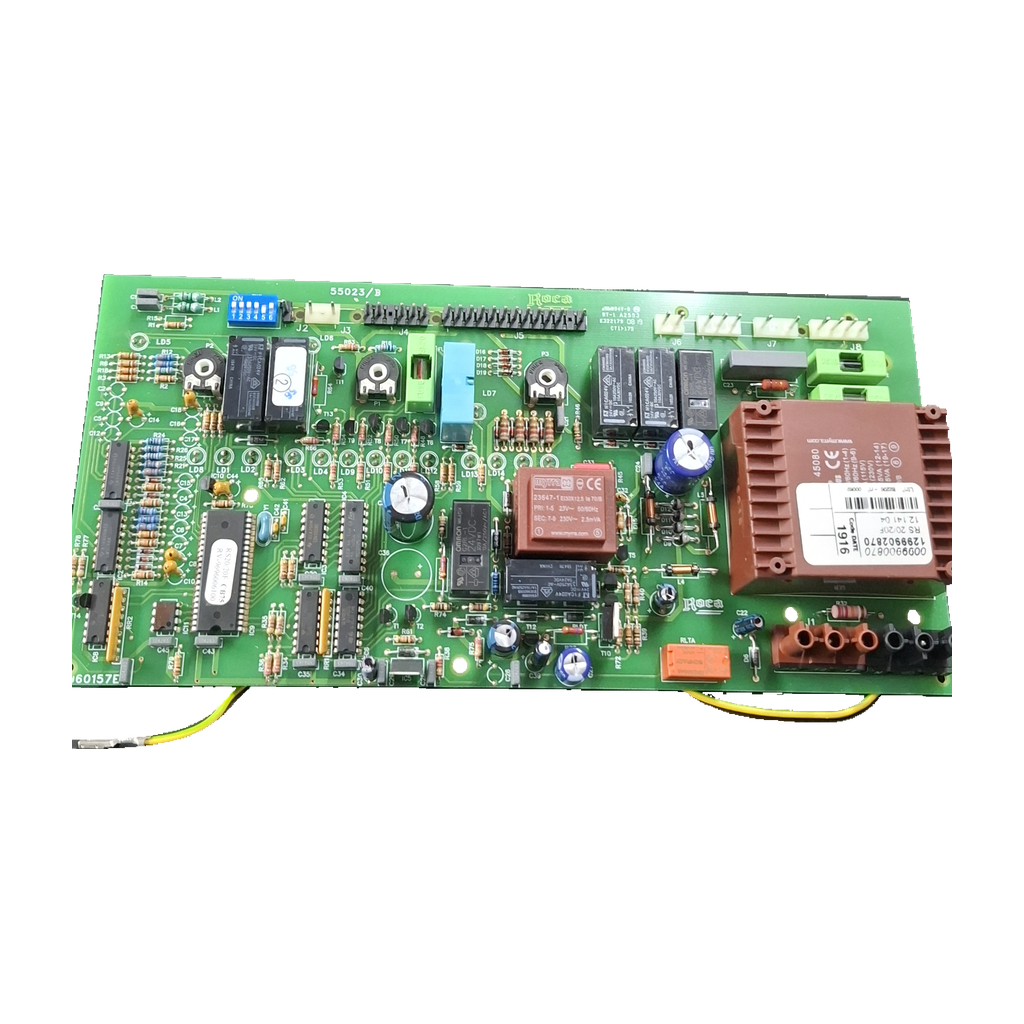 Placa electrónica Roca 122121410 · RSF-20/20 (V.00) · PCB 55023/B para Baxi Roca RS 20/20F: Vista de componente
